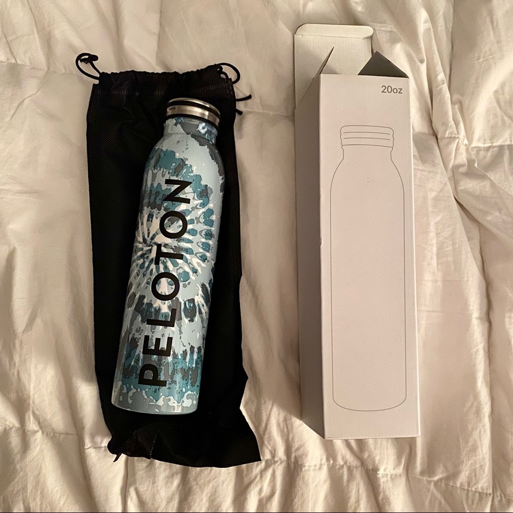 Peloton tie-dye water bottle